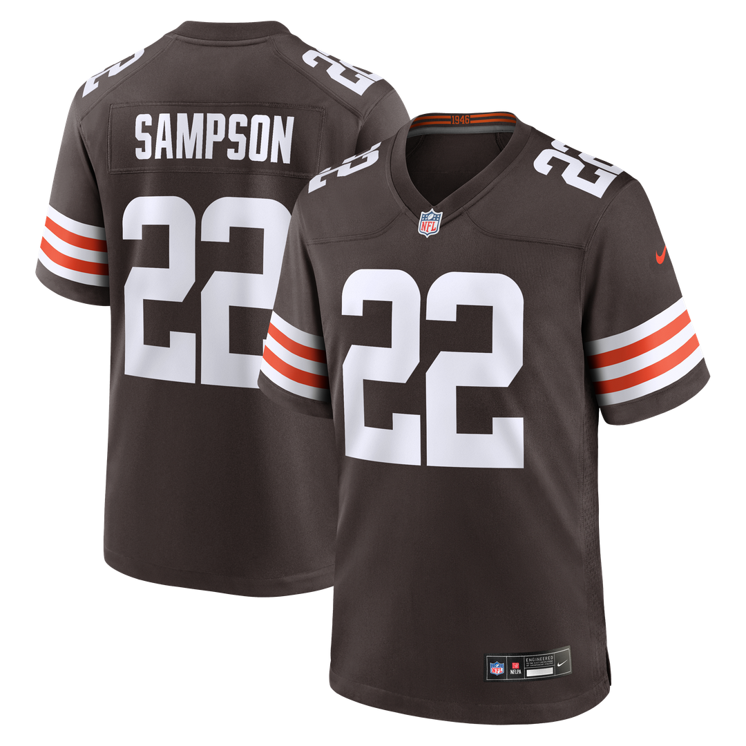 Dylan Sampson Cleveland Browns Nike Team Game Jersey -  Brown