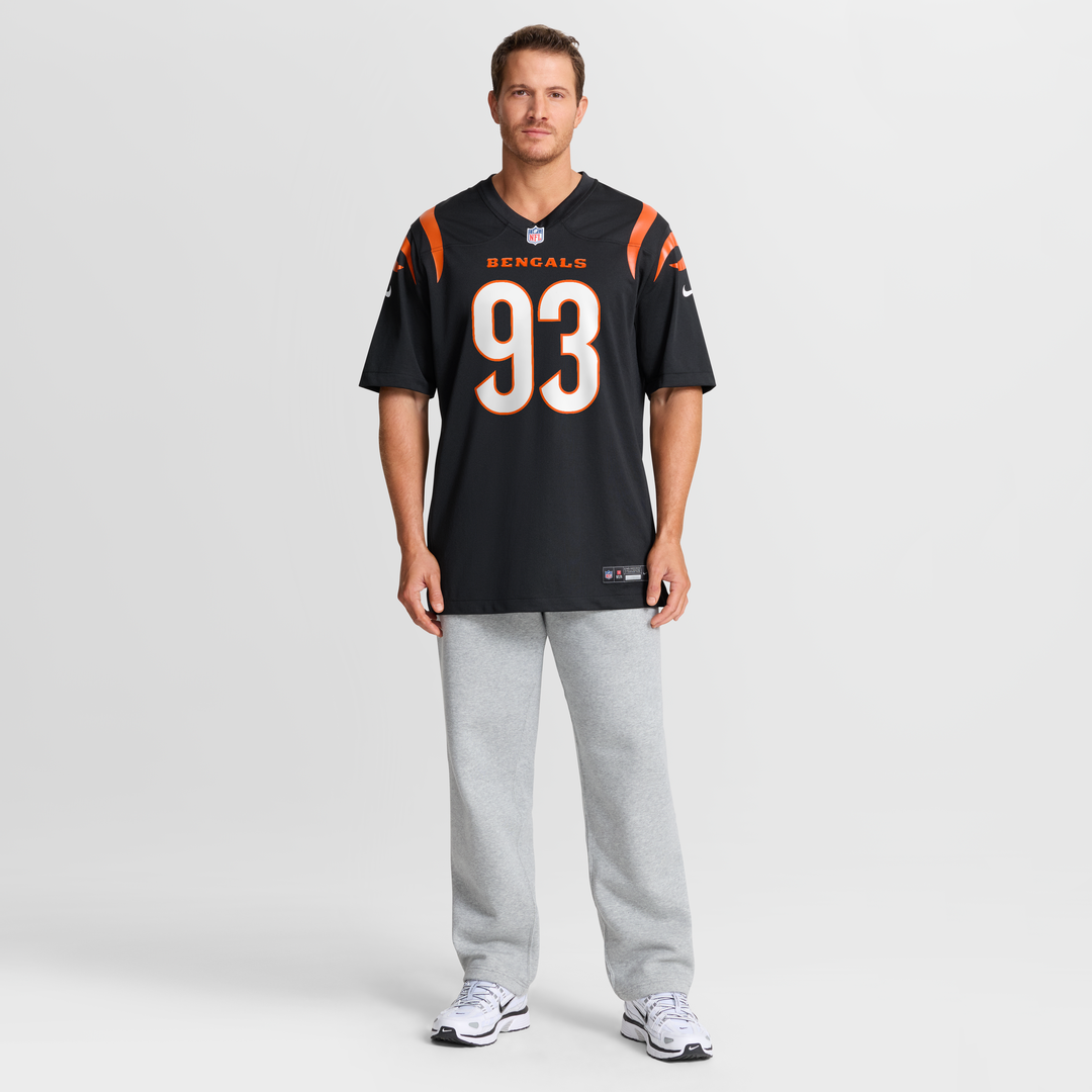 McKinnley Jackson Cincinnati Bengals Nike  Game Jersey -  Black