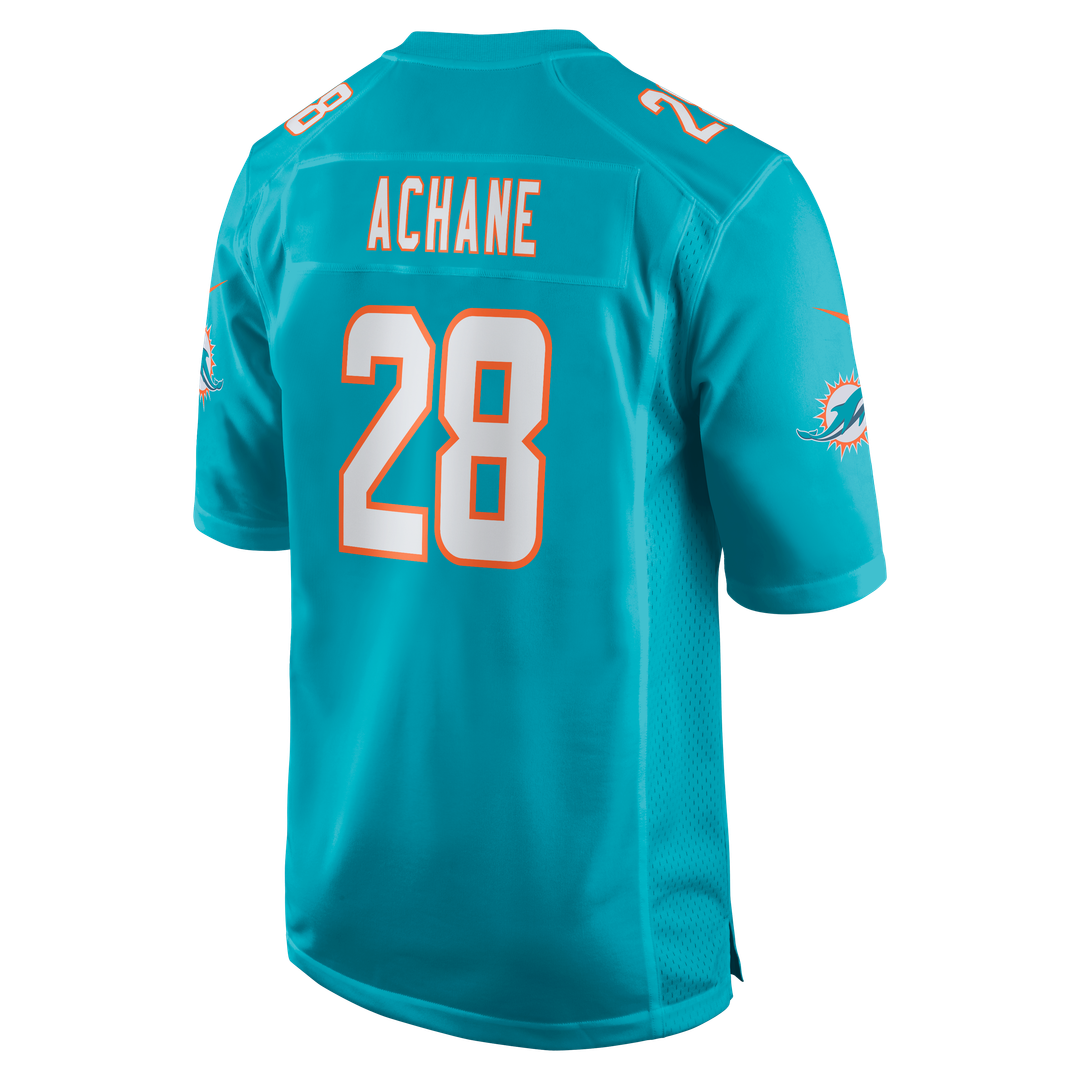 Devon Achane Miami Dolphins Nike Player Game Jersey - Aqua