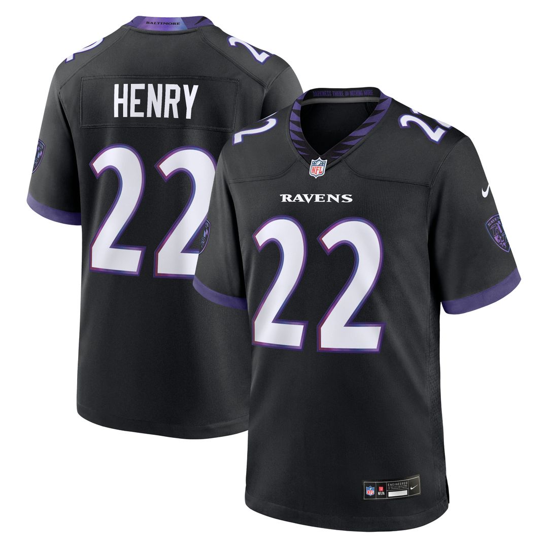 Derrick Henry Baltimore Ravens Nike Alternate Game Jersey - Purple