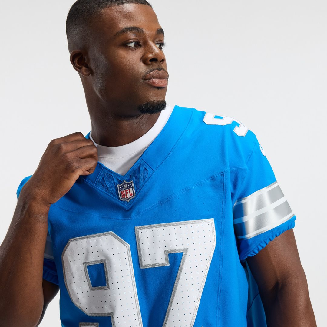 Aidan Hutchinson Detroit Lions Nike Alternate Vapor F.U.S.E. Elite Jersey - Black