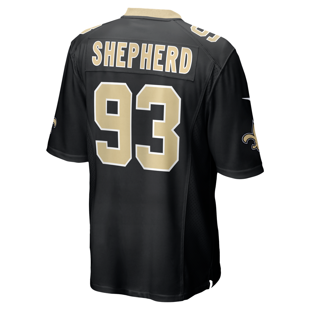 Nathan Shepherd New Orleans Saints Nike Game Jersey - Black
