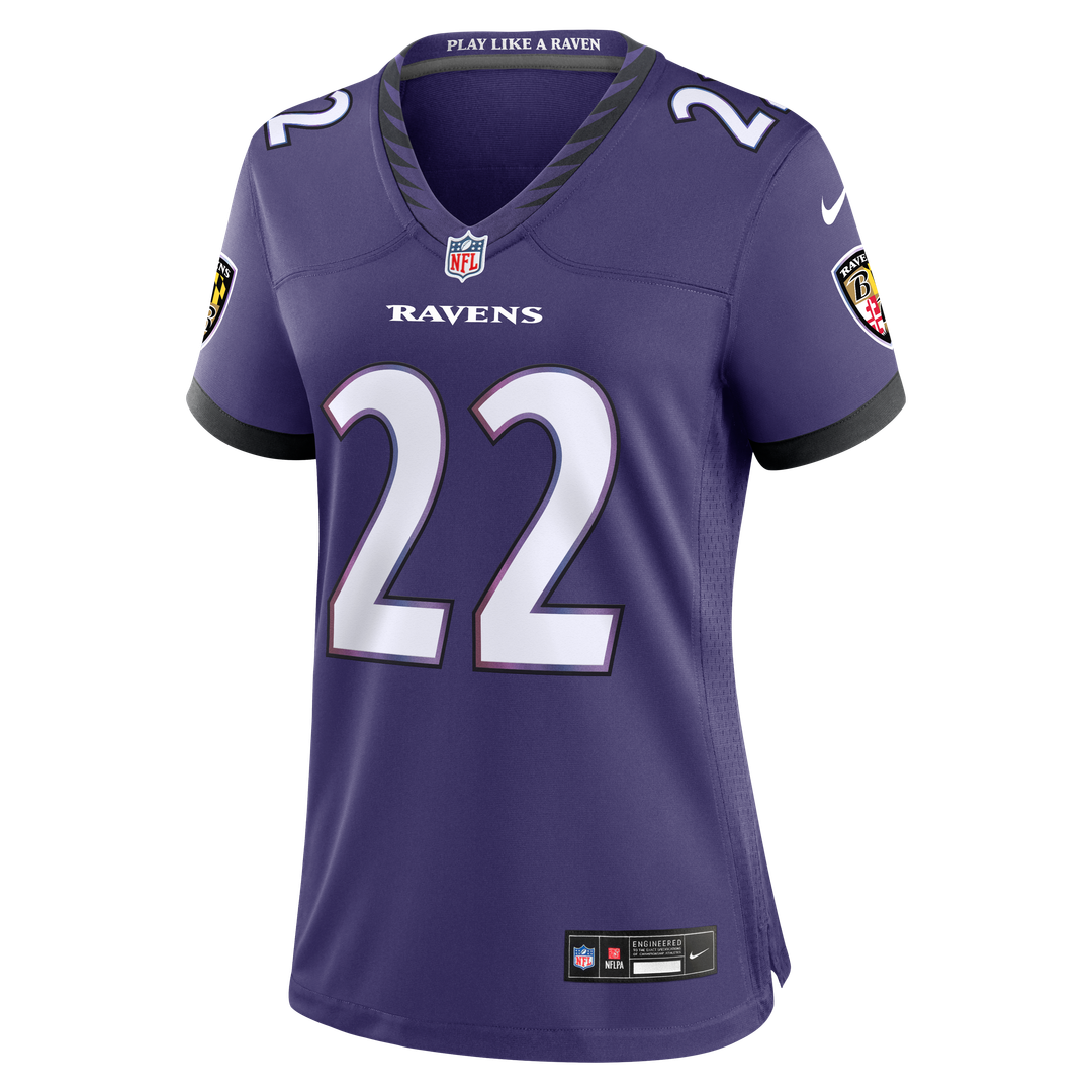 Derrick Henry Baltimore Ravens Nike Women's Alternate Game Jersey - Black