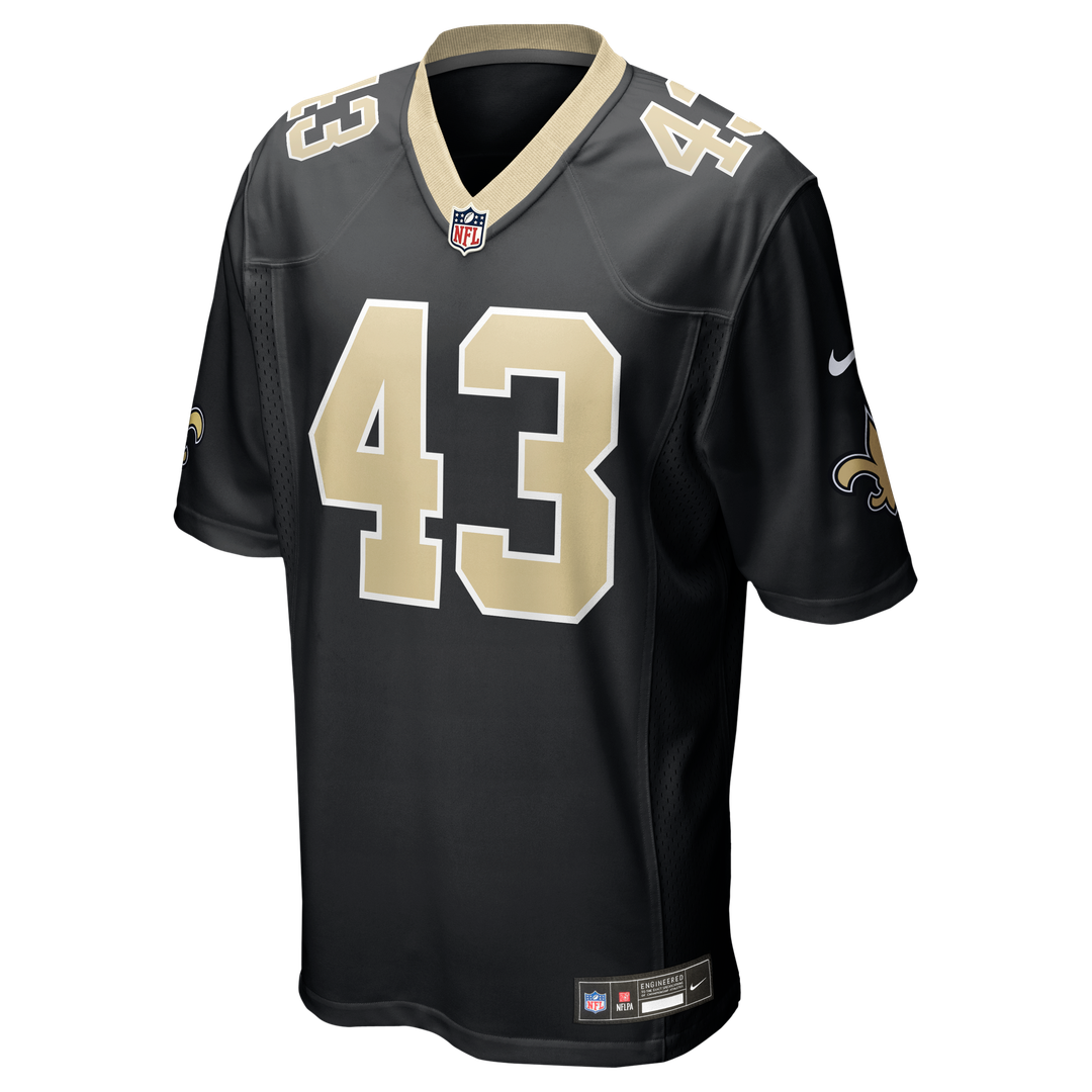 Michael Davis New Orleans Saints Nike Team Game Jersey -  Black