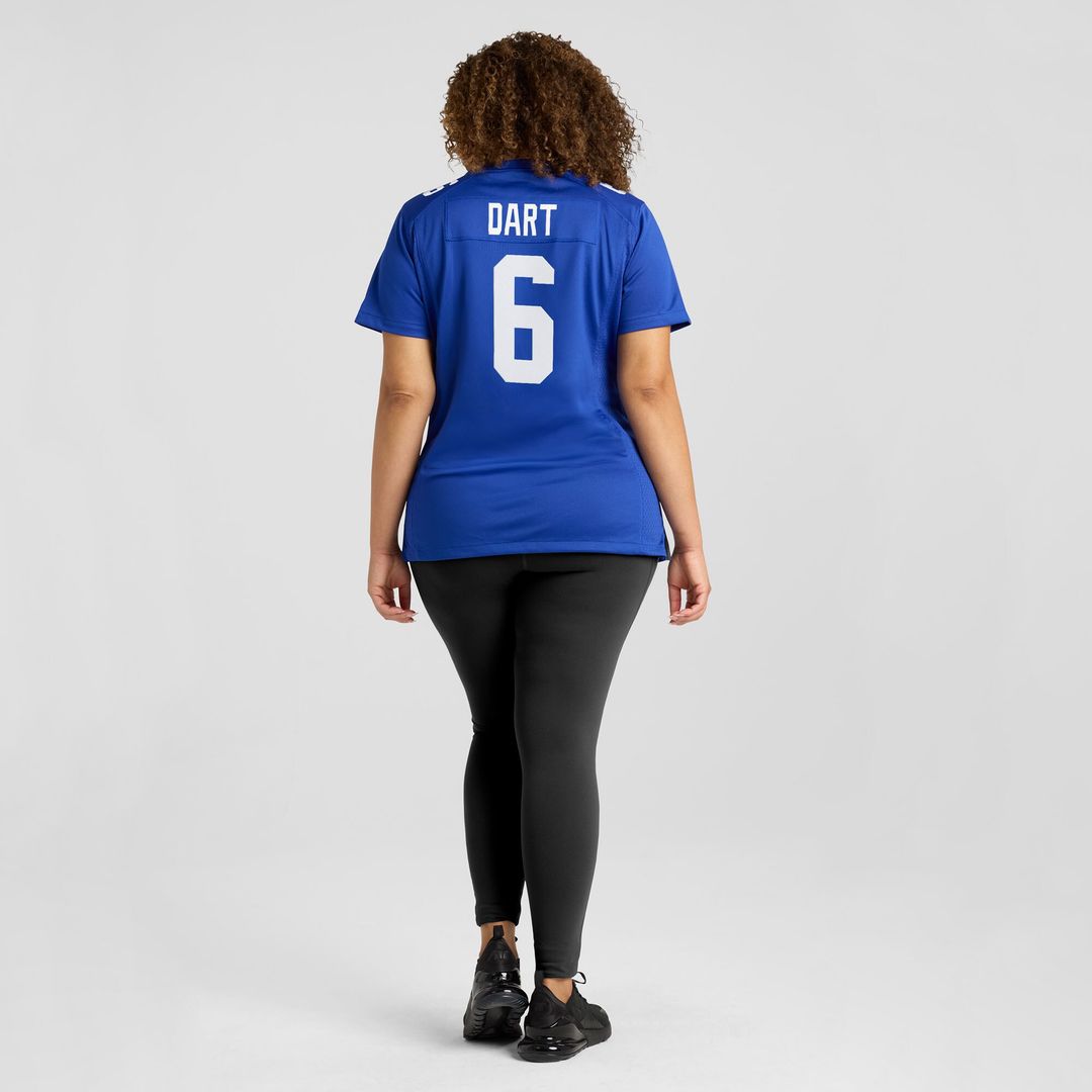 Jaxson Dart New York Giants Nike Women's Game Jersey -  White