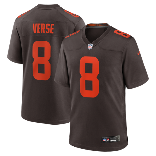 Jared Verse Cleveland Browns Nike Alternate Alpha Dawg Game Jersey - Brown