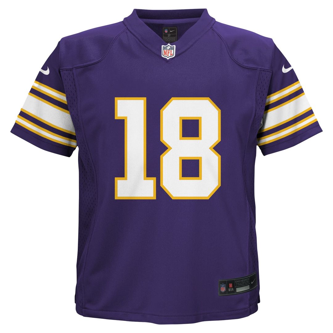 Justin Jefferson Minnesota Vikings Nike Infant Alternate  Player Game Jersey - Purple