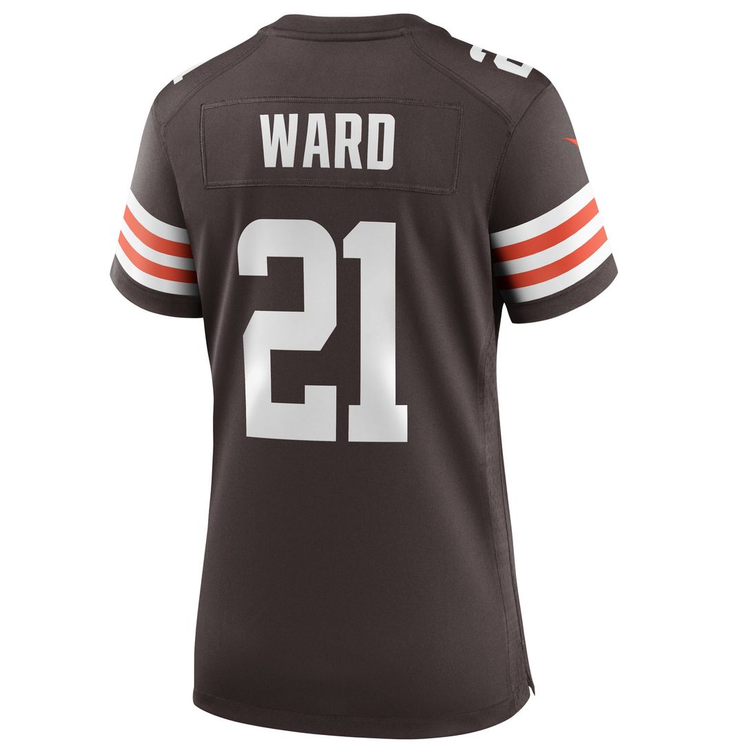 Denzel Ward Cleveland Browns Nike Women's Player Game Jersey - Brown