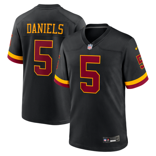Hail Raiser Jayden Daniels Washington Commanders Nike Alternate Game Jersey - Black