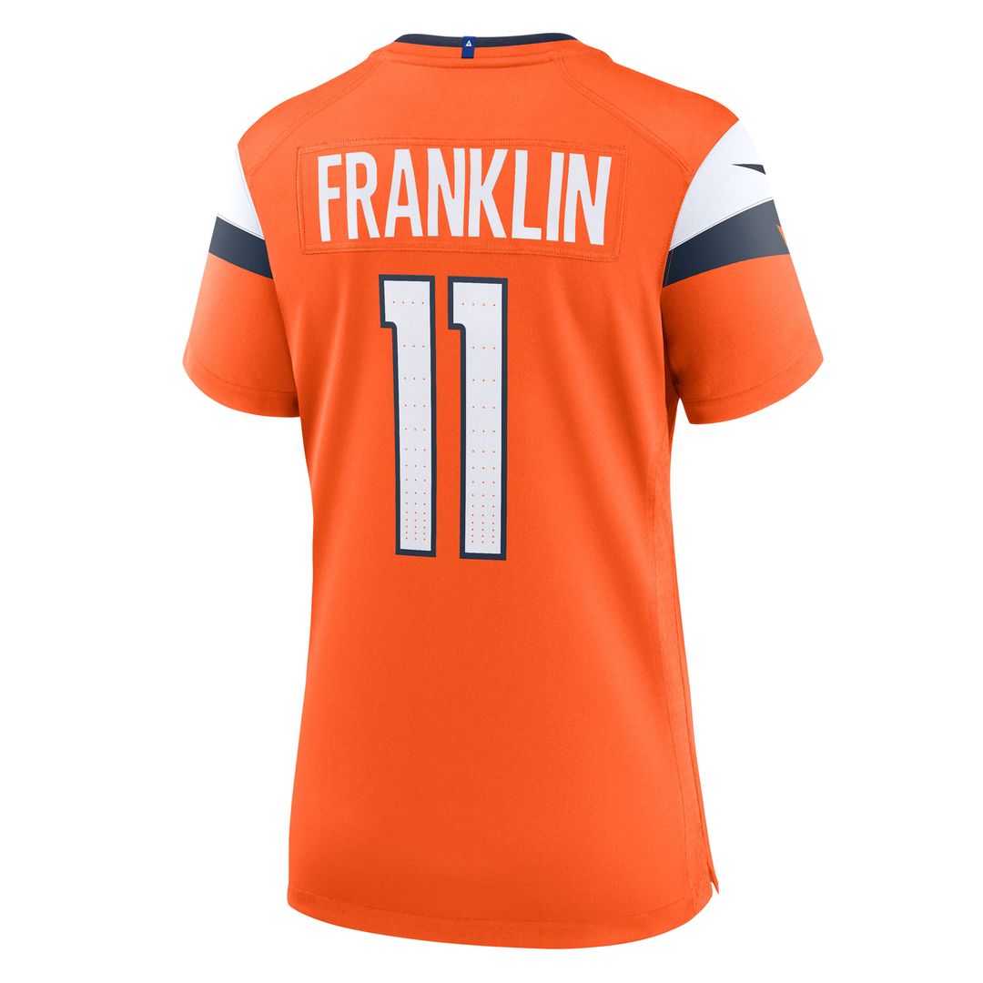 Troy Franklin Denver Broncos Nike Women's Team Game Jersey -  Orange