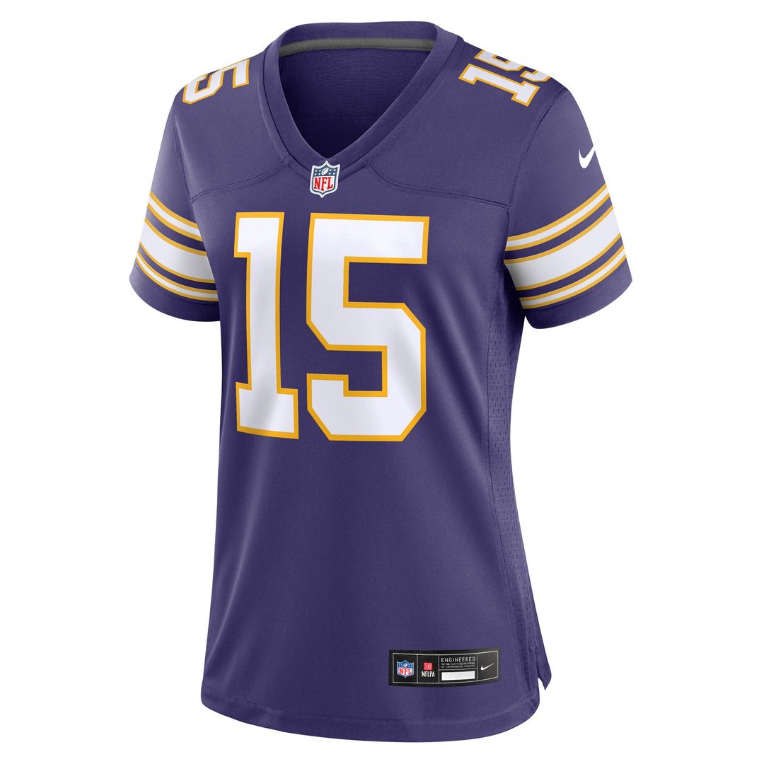 Dallas Turner Minnesota Vikings Nike Women's Alternate Game Jersey -  White