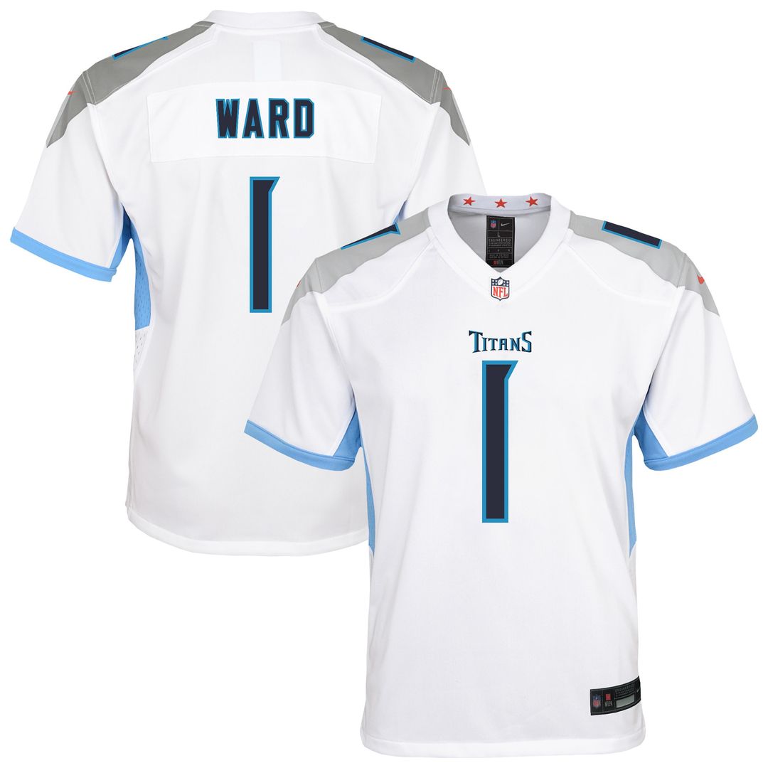 Cameron Ward Tennessee Titans Nike Youth Team Game Jersey - Light Blue