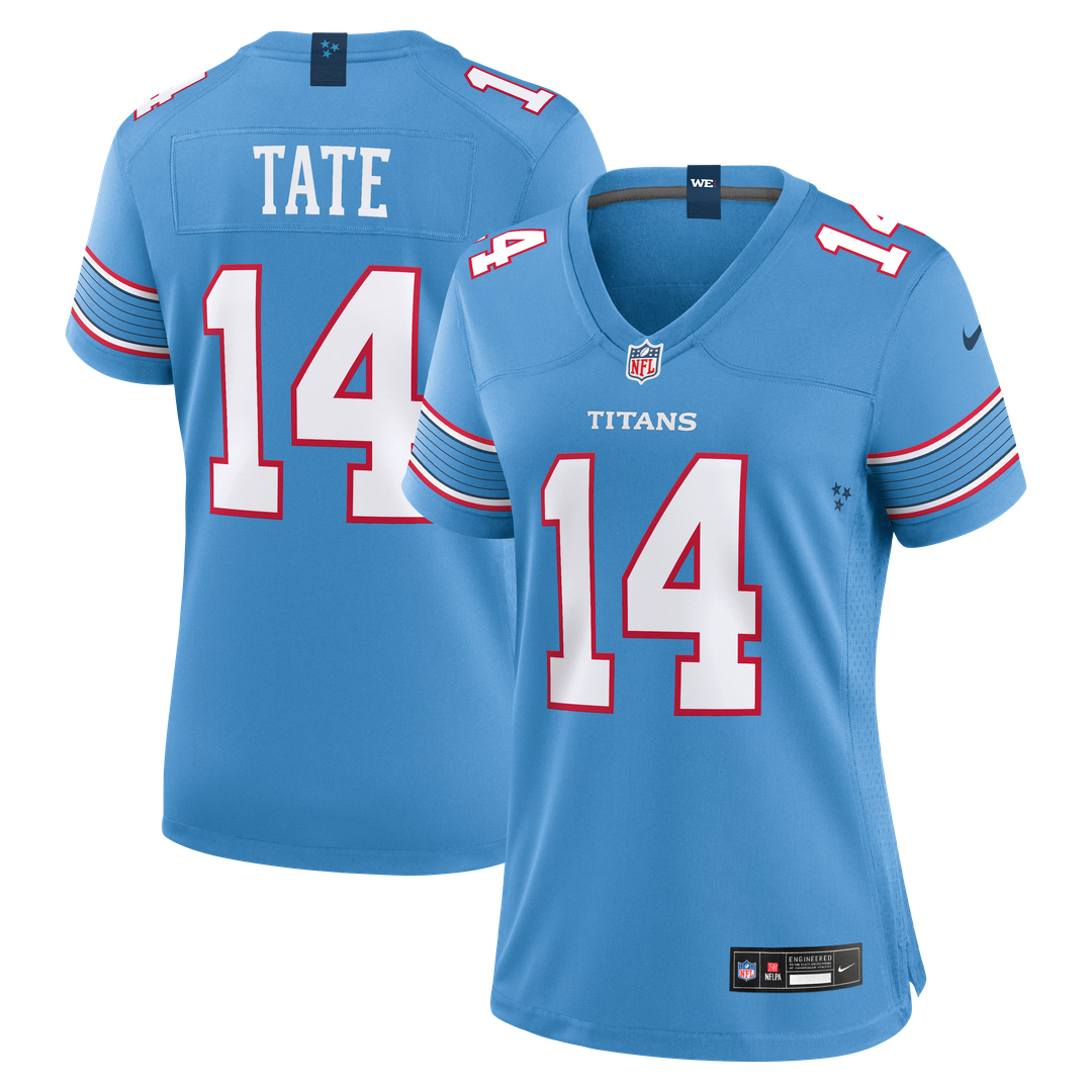 Carnell Tate Tennessee Titans Nike Women's Team Game Jersey - Light Blue