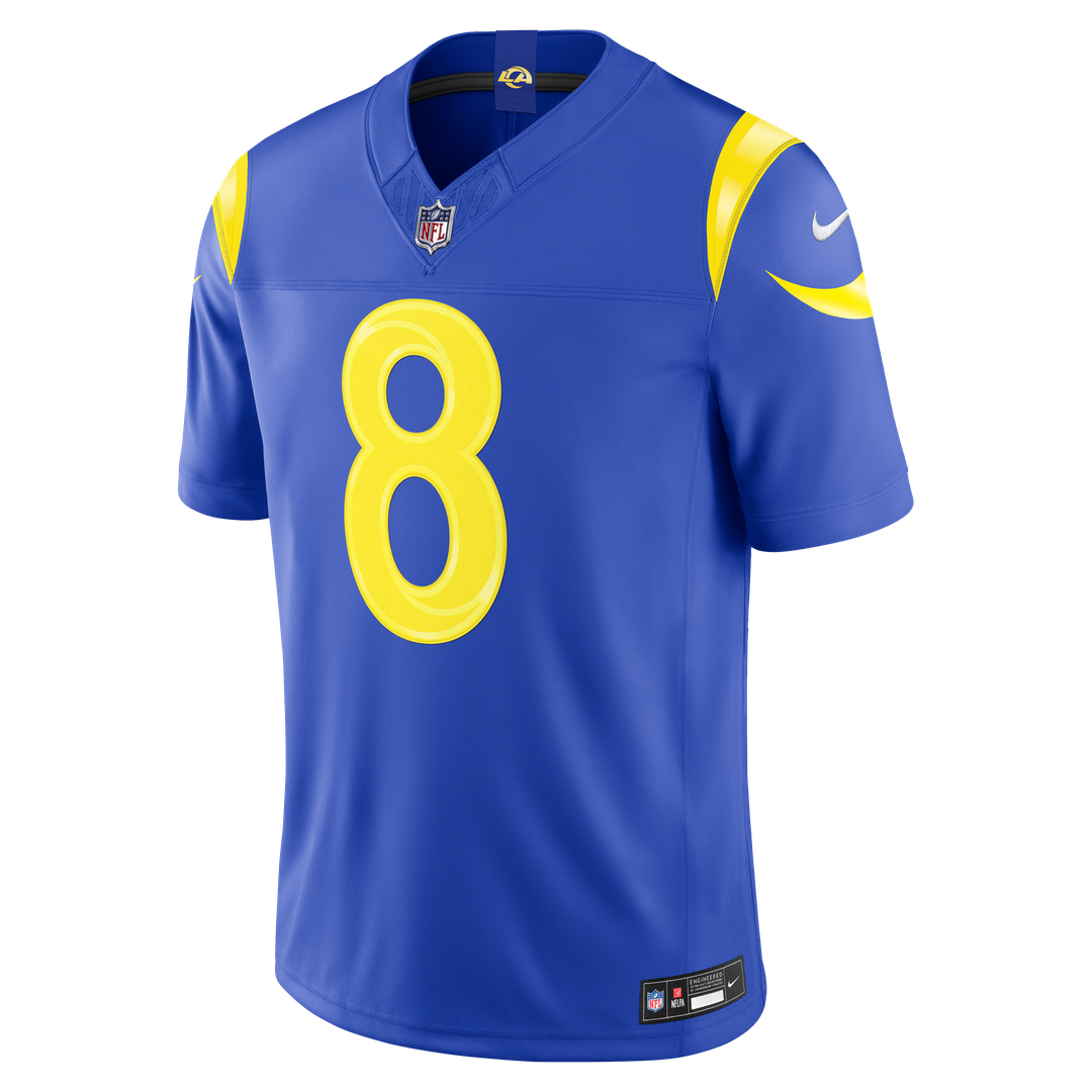 Jared Verse Los Angeles Rams Nike Vapor F.U.S.E. Stitched Limited Jersey - Royal