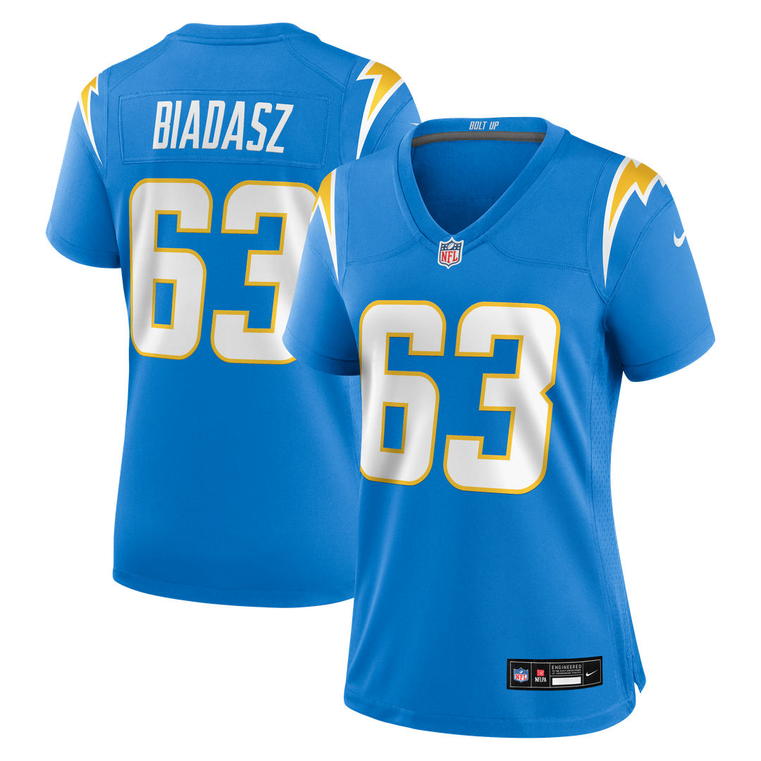 Tyler Biadasz Los Angeles Chargers Nike Women's Team Game Jersey -  Powder Blue