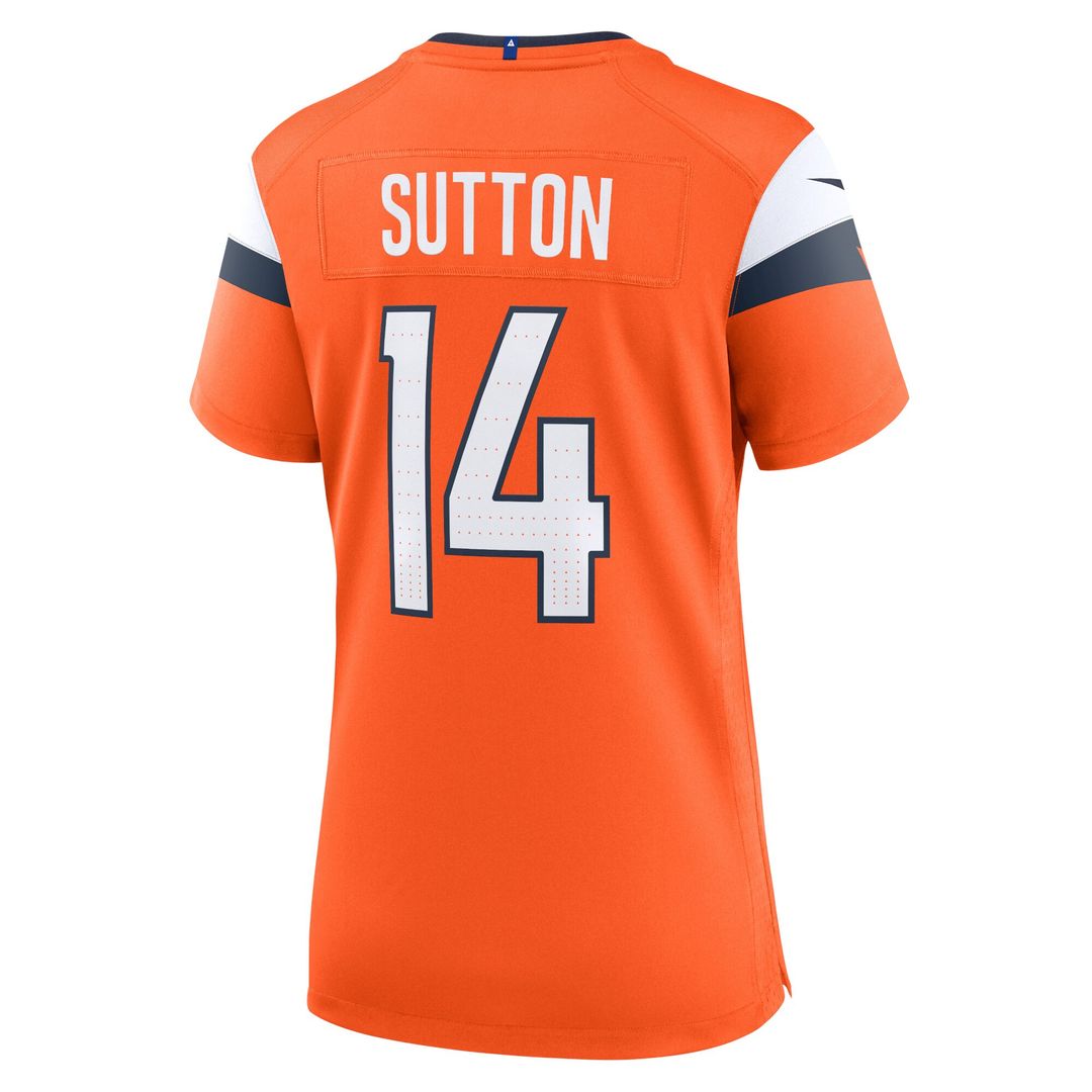 Courtland Sutton Denver Broncos Nike Women's Team Game Jersey - Orange