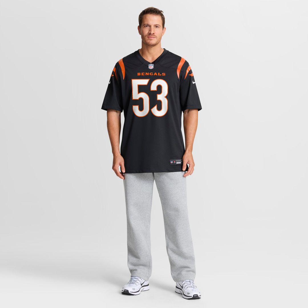 Boye Mafe Cincinnati Bengals Nike Team Game Jersey -  Black
