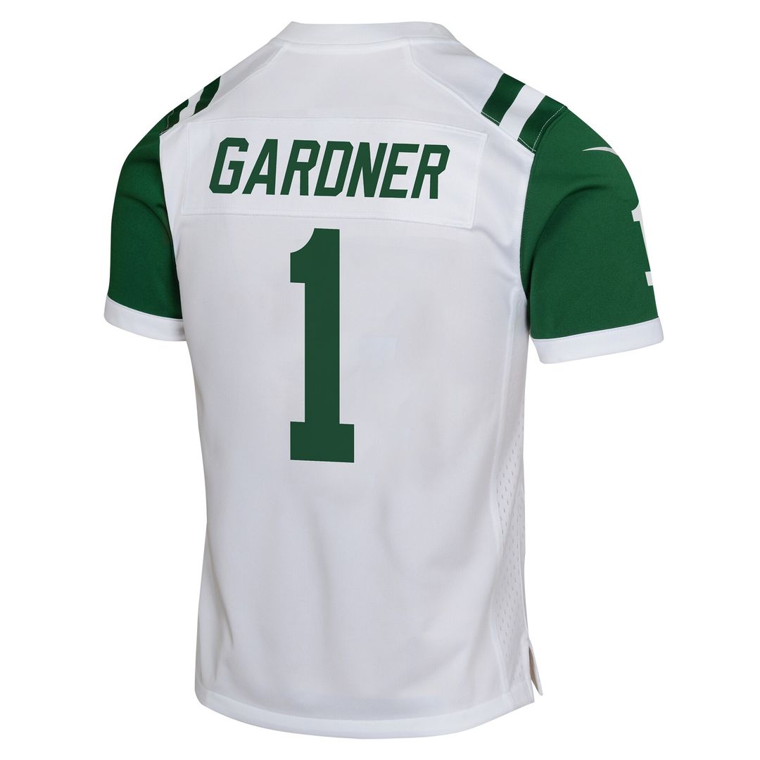 Ahmad Sauce Gardner New York Jets Nike Youth Game Jersey - White