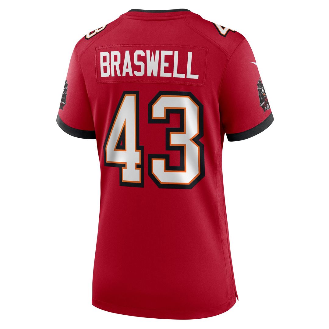 Chris Braswell Tampa Bay Buccaneers Nike Women's Team Game Jersey -  Red