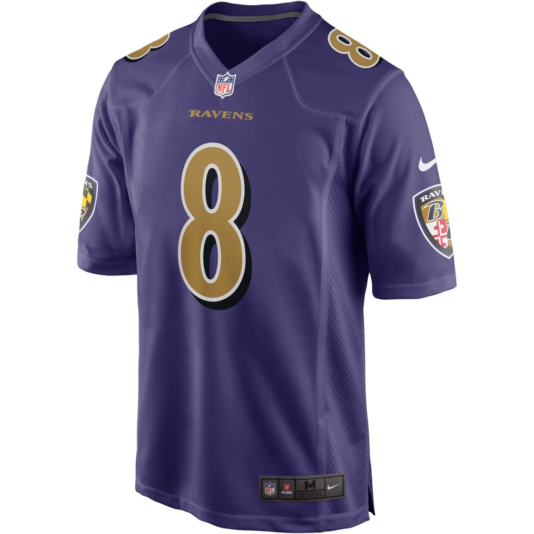 Lamar Jackson Baltimore Ravens Nike Alternate Game Jersey -  Black