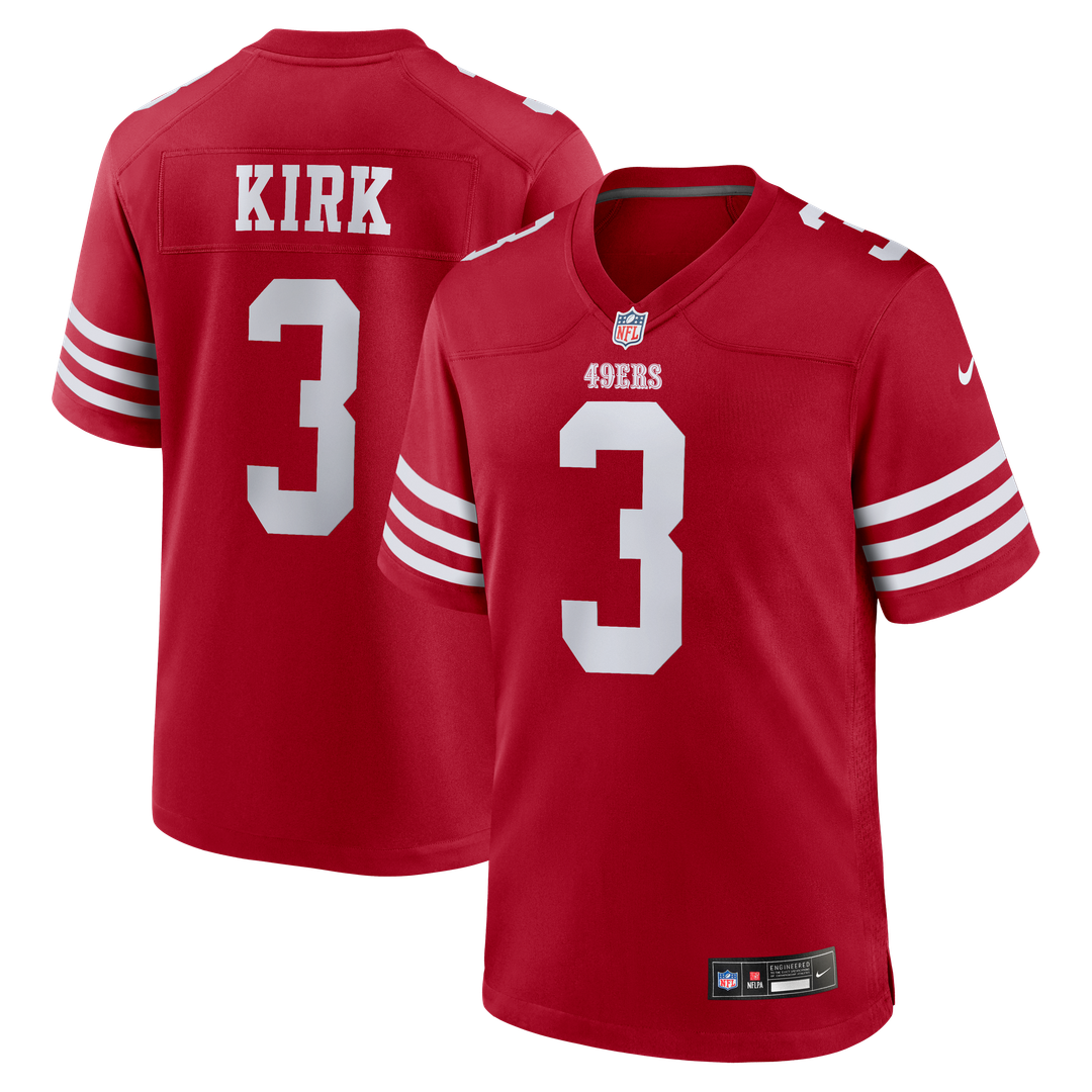 Christian Kirk San Francisco 49ers Nike Team Game Jersey -  Scarlet
