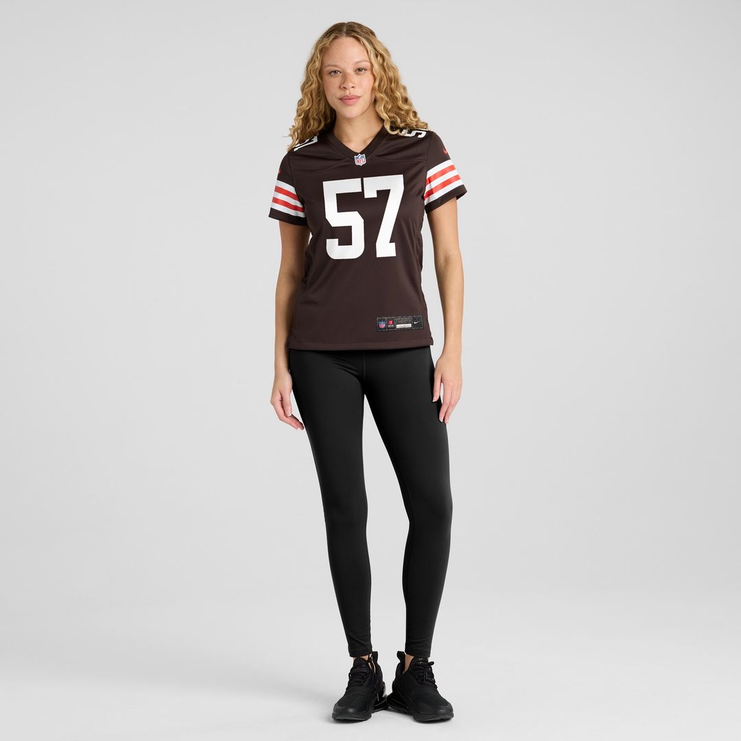 Clay Matthews Cleveland Browns Nike Women's Game Retired Player Jersey - Brown