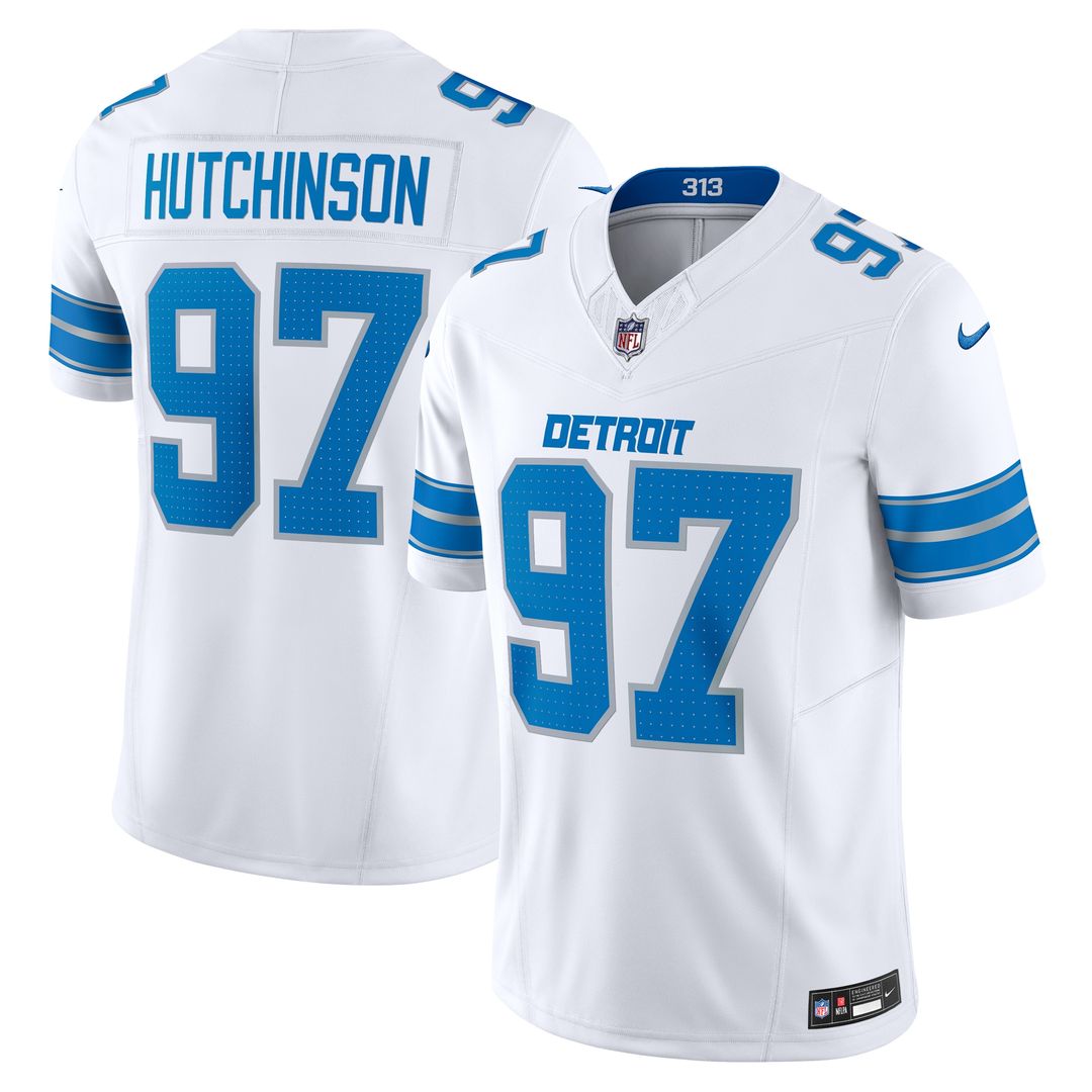 Aidan Hutchinson Detroit Lions Nike 2nd Alternate Vapor F.U.S.E. Limited Jersey - Black