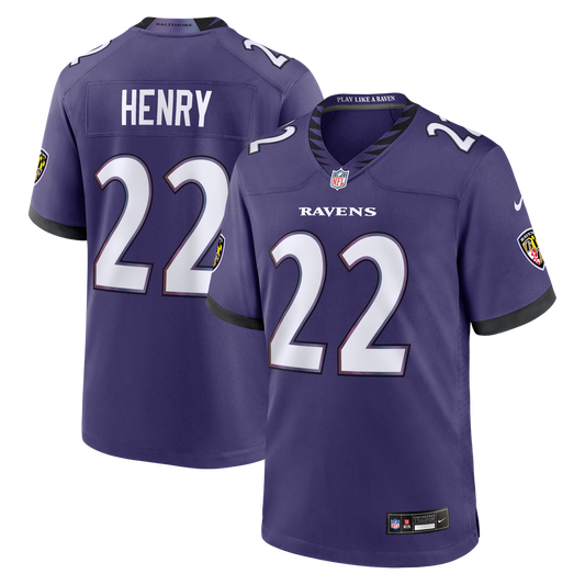 Derrick Henry Baltimore Ravens Nike Team Game Jersey - Purple