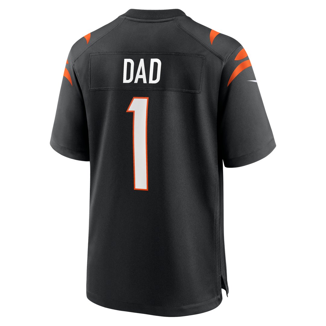 Number 1 Dad Cincinnati Bengals Nike Game Jersey - Black