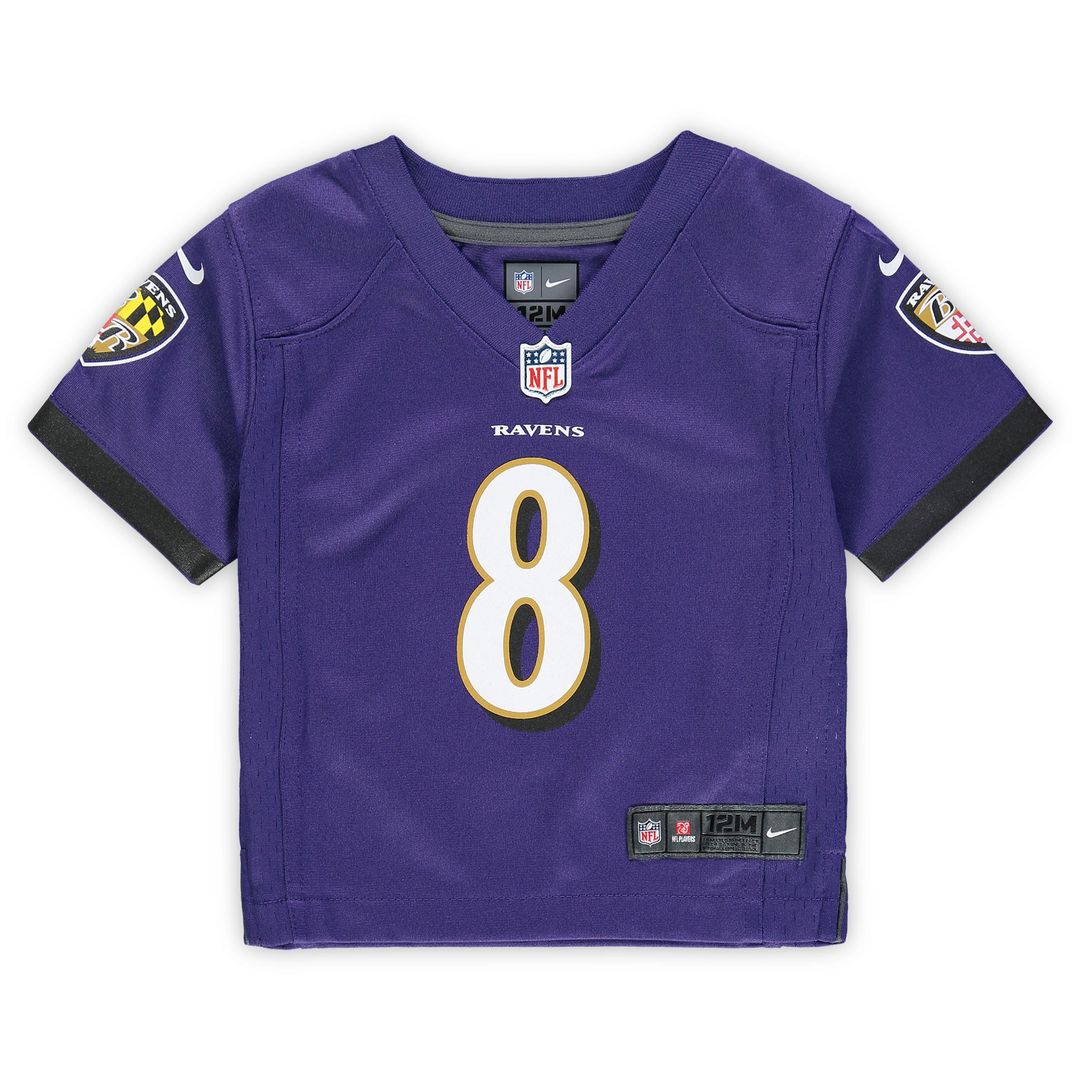 Lamar Jackson Baltimore Ravens Nike Infant Team  Player Game Jersey - Purple