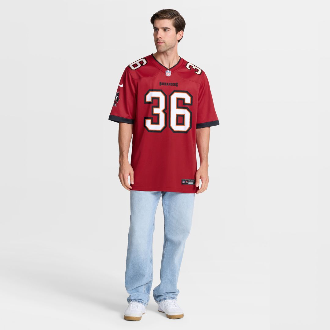JJ Roberts Tampa Bay Buccaneers Nike Team Game Jersey -  Red