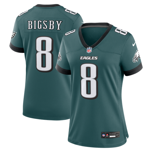Tank Bigsby Philadelphia Eagles Nike Women's Team Game Jersey -  Midnight Green