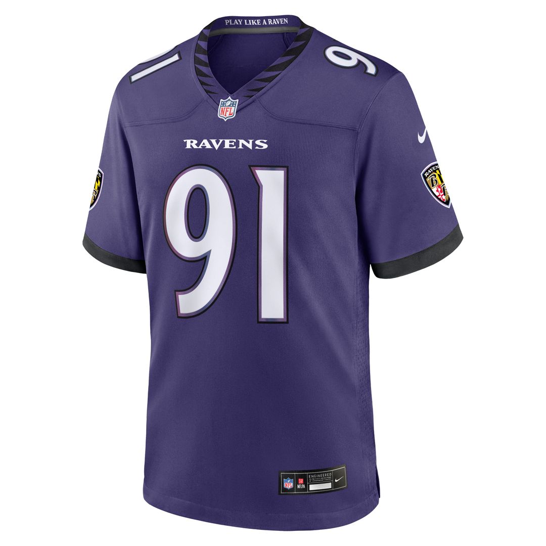 Trey Hendrickson Baltimore Ravens Nike Alternate Game Jersey - Black