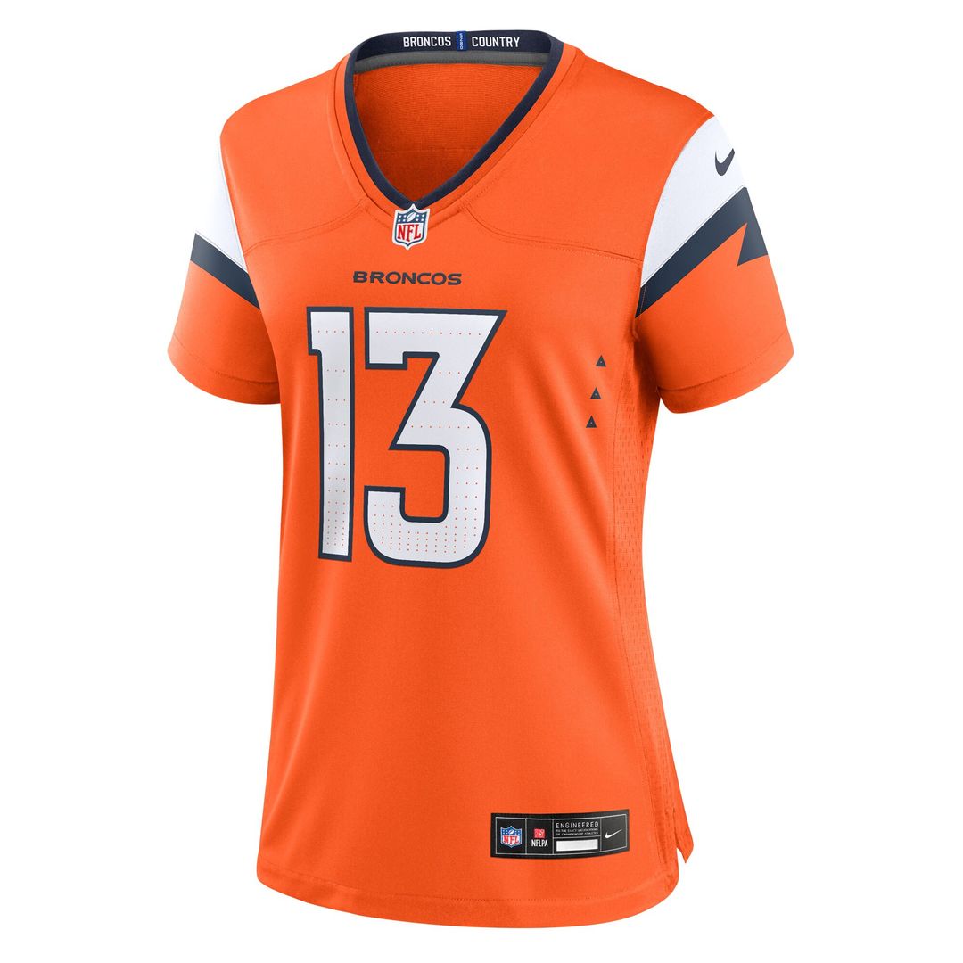 Pat Bryant Denver Broncos Nike Women's Team Game Jersey -  Orange