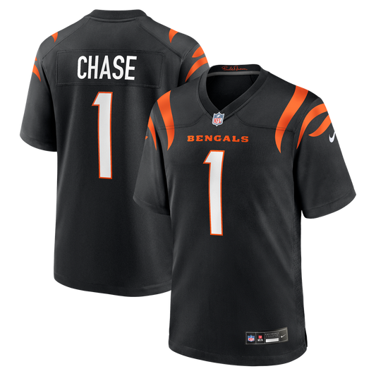 Ja'Marr Chase Cincinnati Bengals Nike Game Jersey - Black