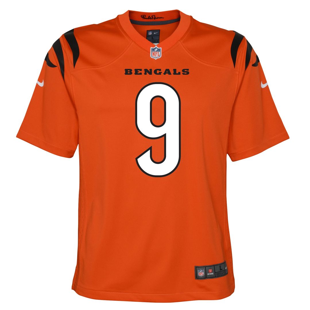 Joe Burrow Cincinnati Bengals Nike Youth Game Jersey - Black