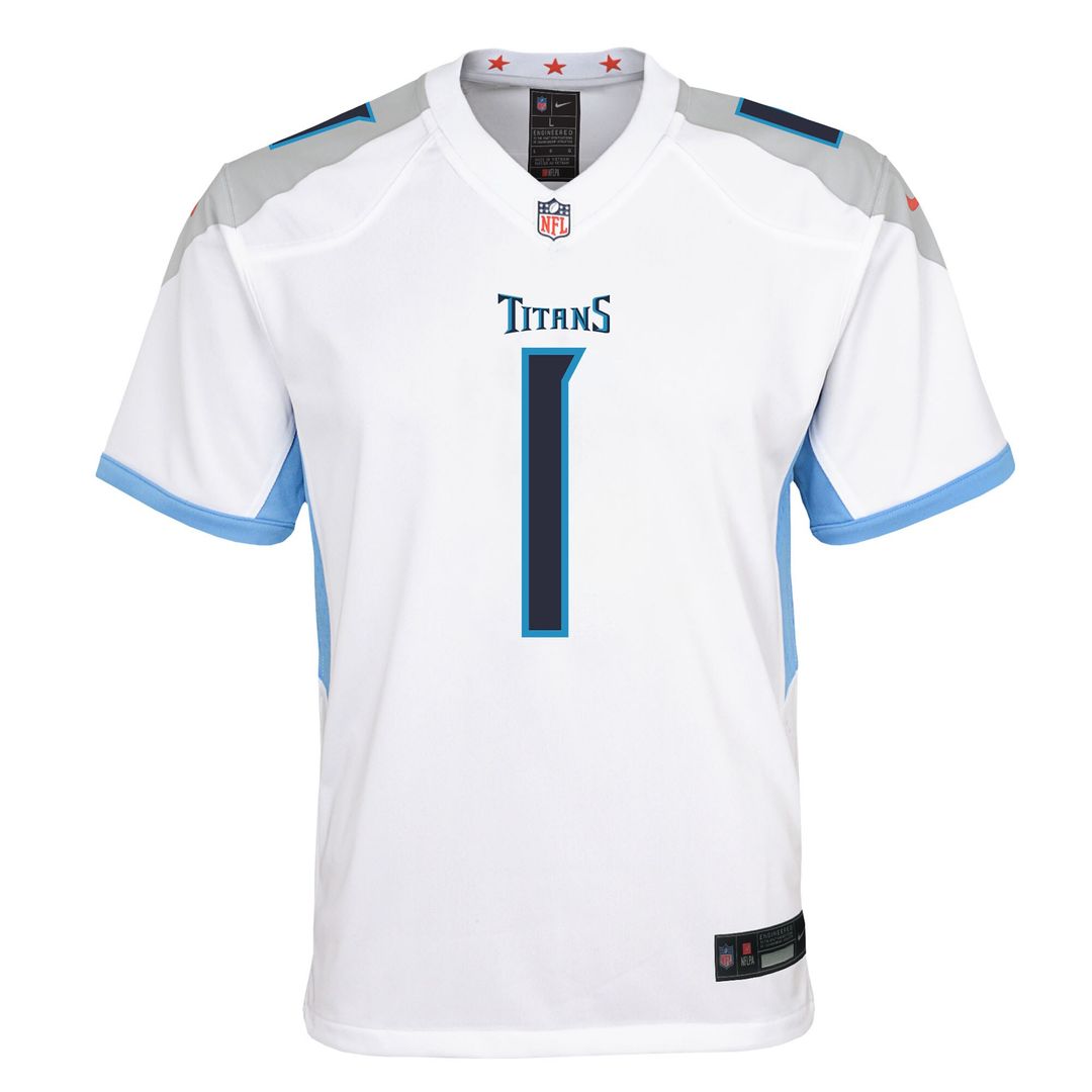 Cameron Ward Tennessee Titans Nike Youth White Game Jersey - White