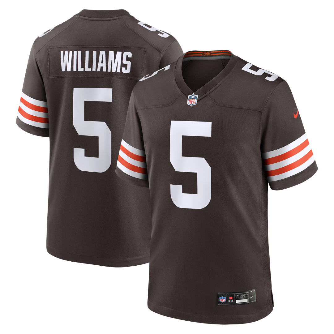 Quincy Williams Cleveland Browns Nike Team Game Jersey -  Brown