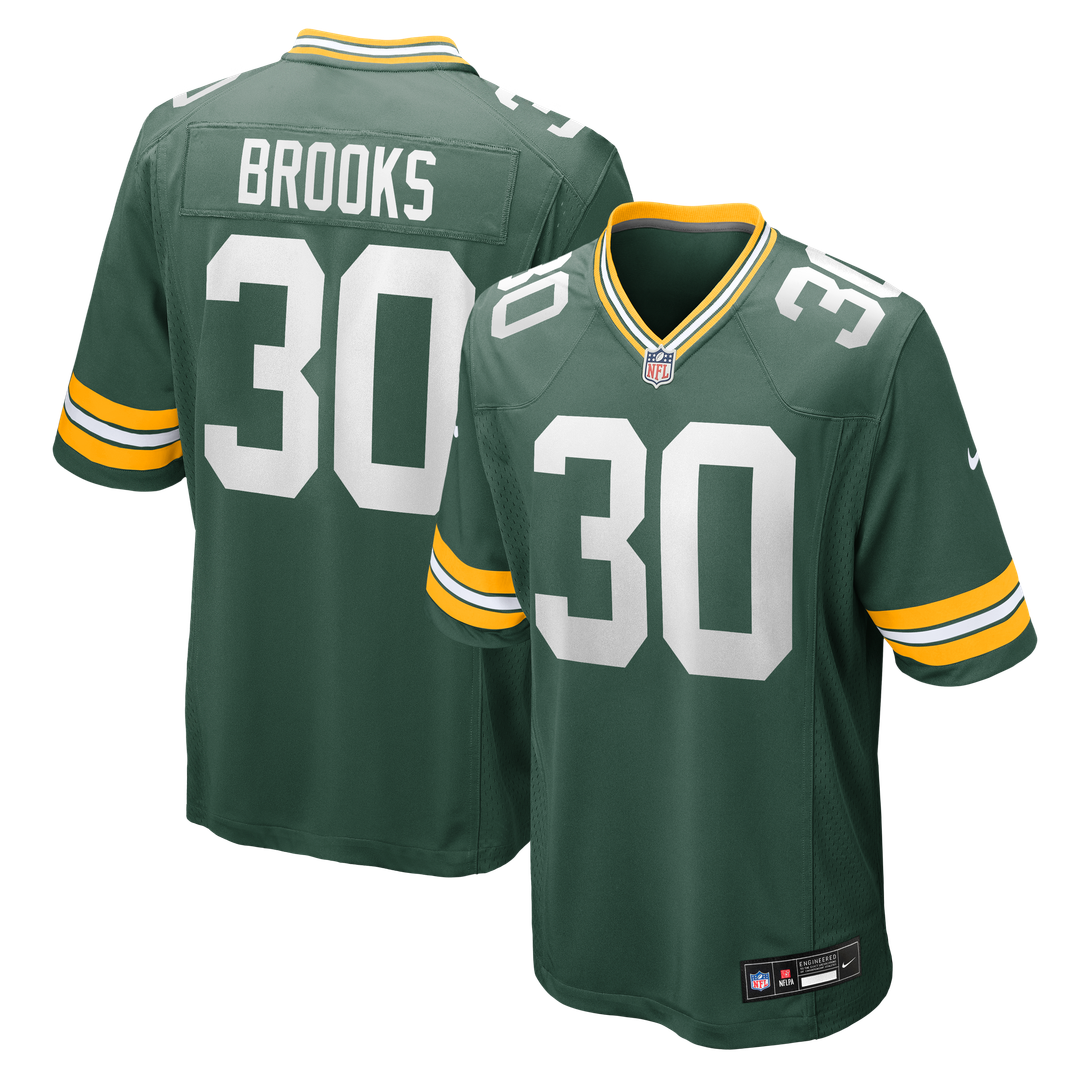 Chris Brooks Green Bay Packers Nike Team Game Jersey -  Green