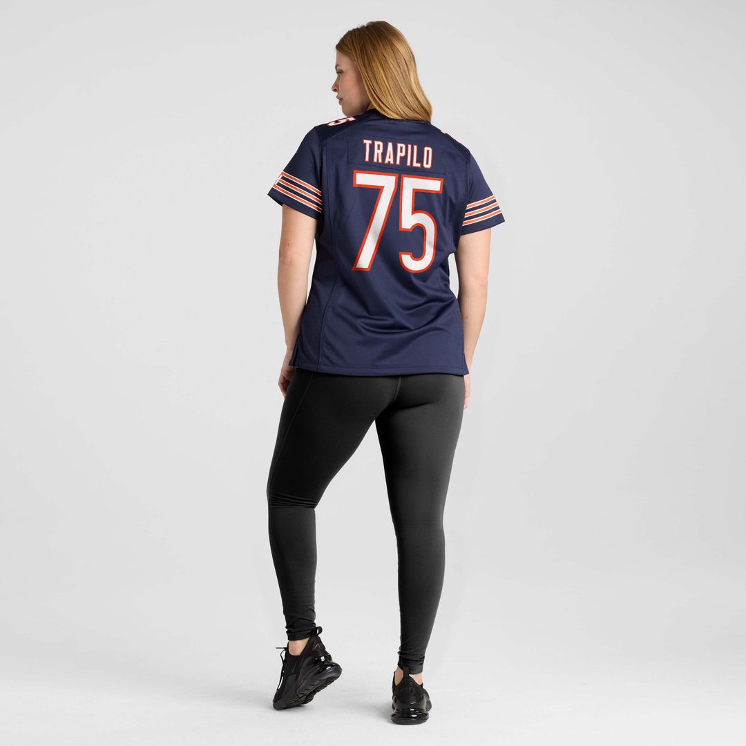 Ozzy Trapilo Chicago Bears Nike Women's Team Game Jersey -  Navy