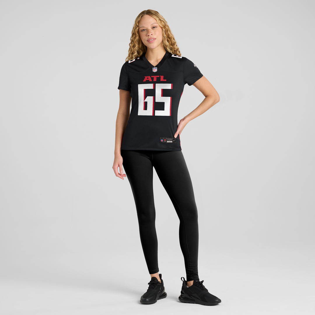 Matthew Bergeron Atlanta Falcons Nike Women's Team Game Jersey -  Black