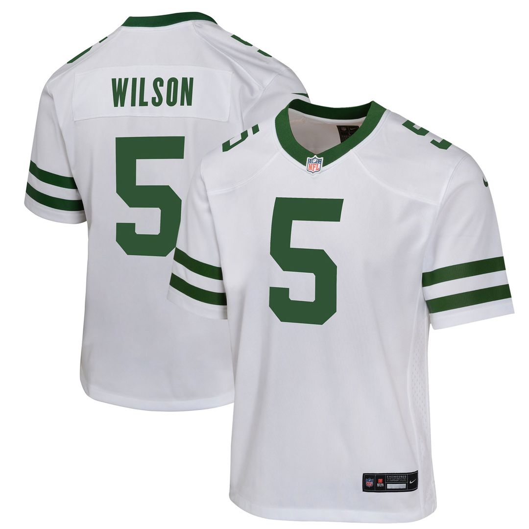Garrett Wilson New York Jets Nike Youth Game Jersey - Green