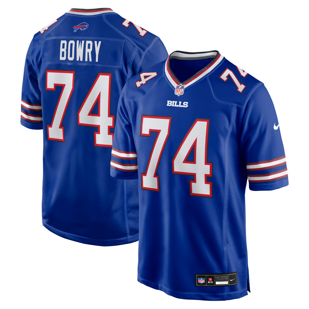 Jude Bowry Buffalo Bills Nike Team Game Jersey - Royal