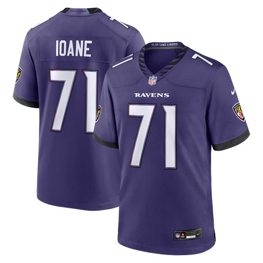 Olaivavega Ioane Baltimore Ravens Nike 2026 NFL Draft First Round Pick No. 14 Team Game Jersey - Purple