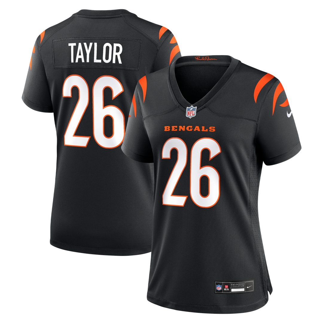 Ja'Sir Taylor Cincinnati Bengals Nike Women's Team Game Jersey -  Black