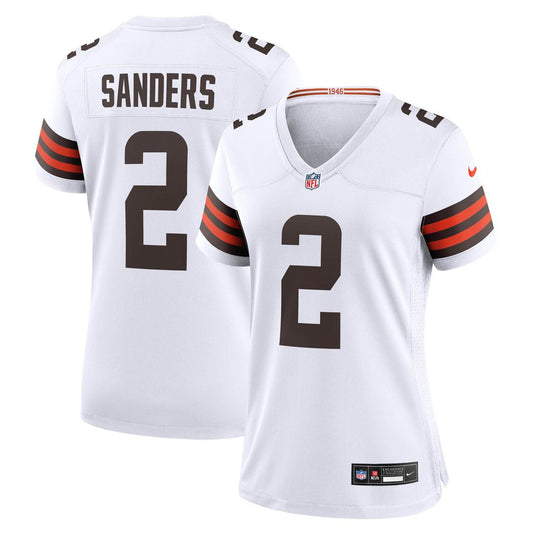 Shedeur Sanders Cleveland Browns Nike Women's Game Jersey - White
