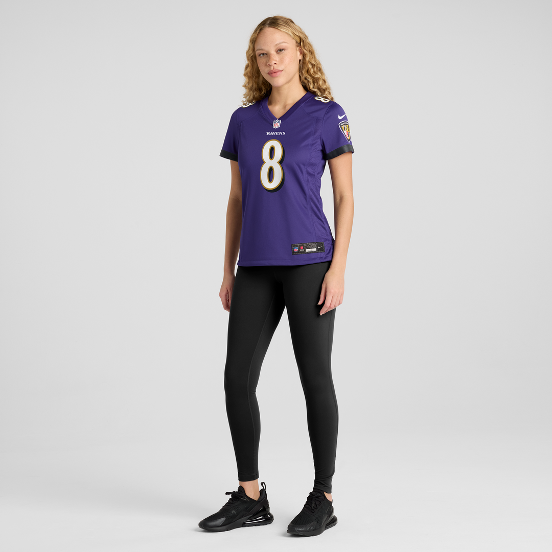 Lamar Jackson Baltimore Ravens Nike Women's Game Jersey - Purple