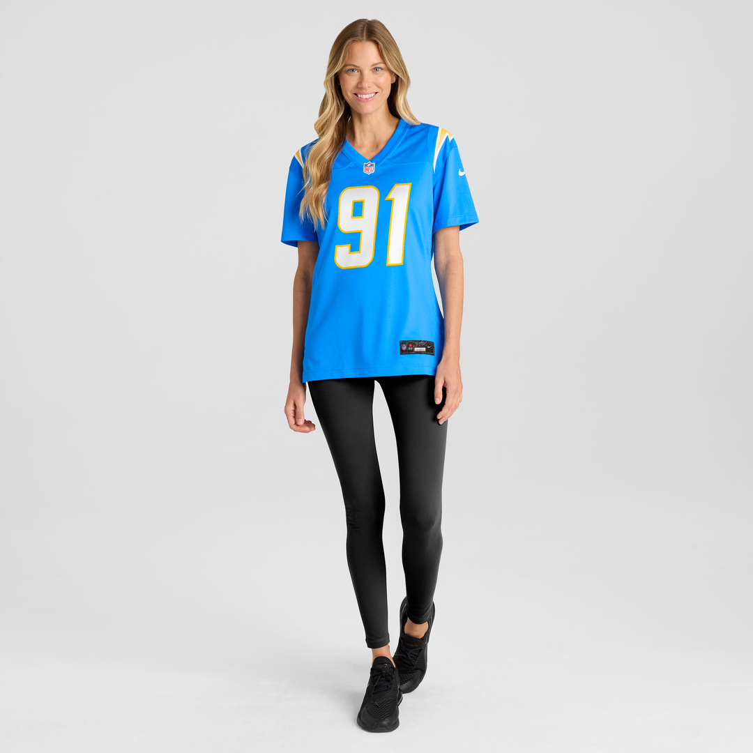 Nick Barrett Los Angeles Chargers Nike Women's Team Game Jersey -  Powder Blue