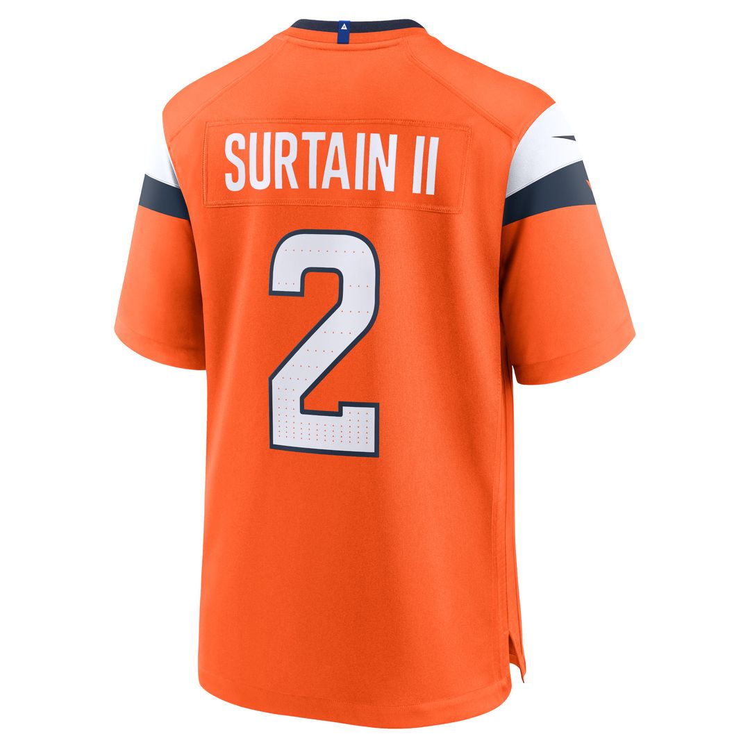 Patrick Surtain II Denver Broncos Nike Alternate Game Jersey - Navy