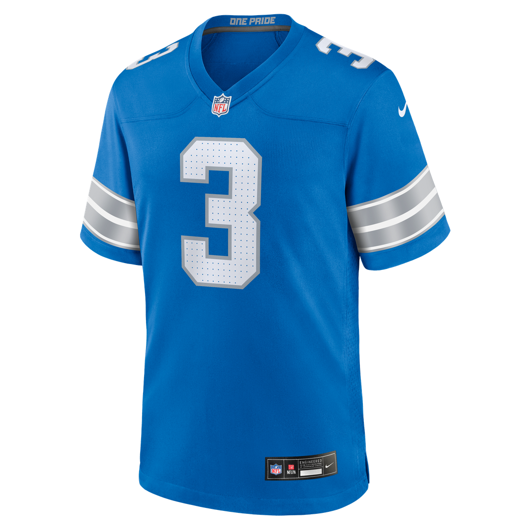 Jack Fox Detroit Lions Nike Team Game Jersey -  Blue